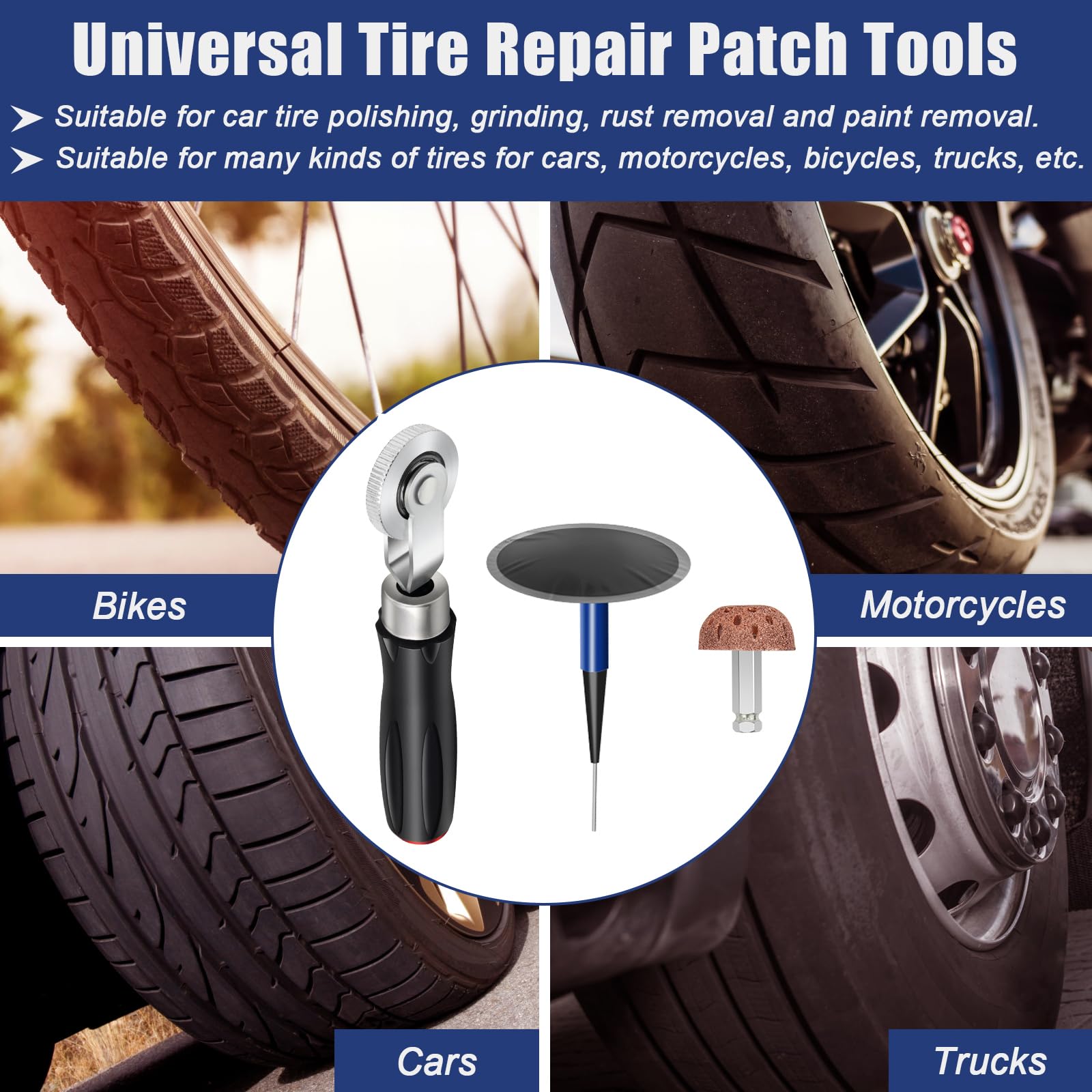 Anglekai kit in use on tire showing quick repair and restored mobility