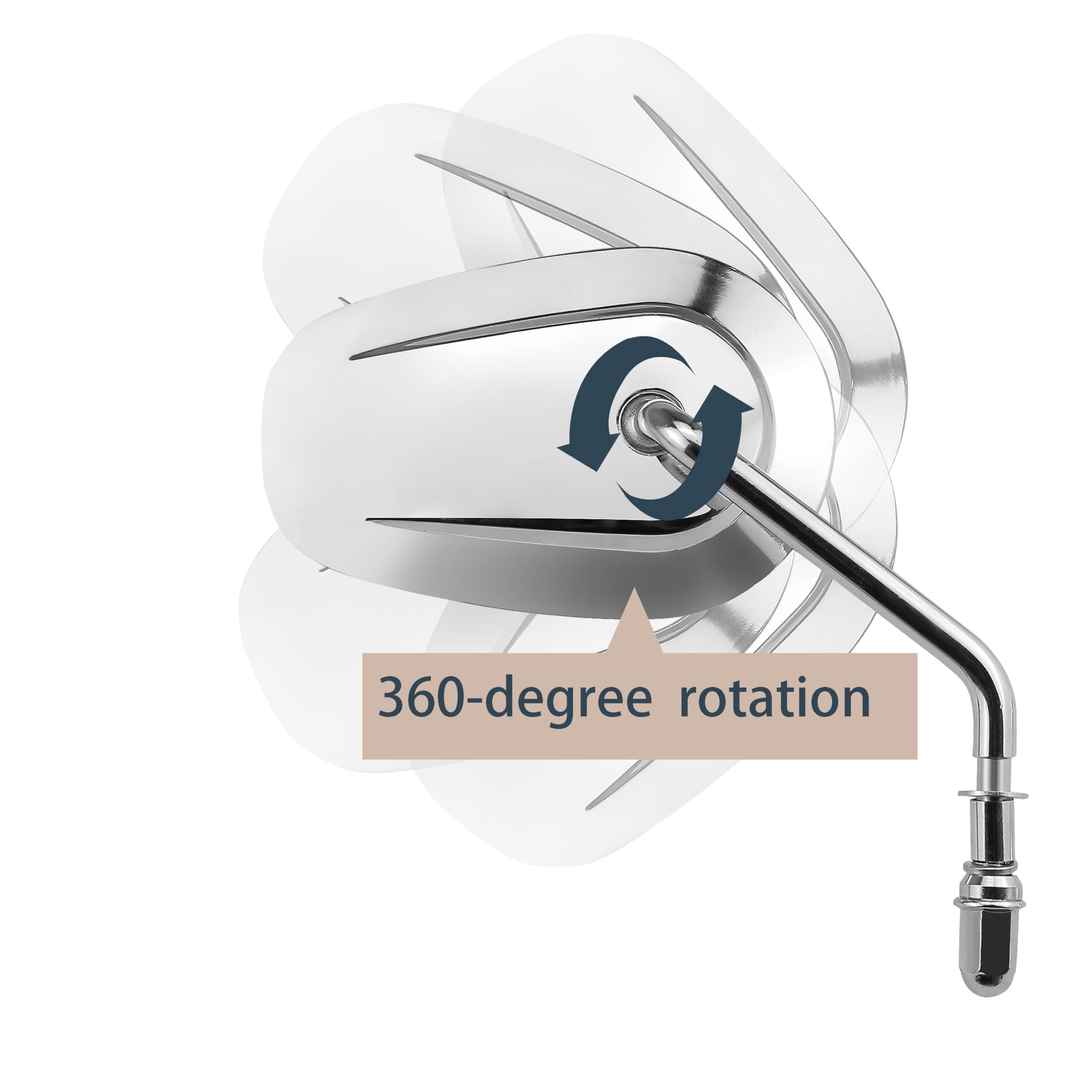 ANGRY GRIT side view of extended arm showing increased rear coverage