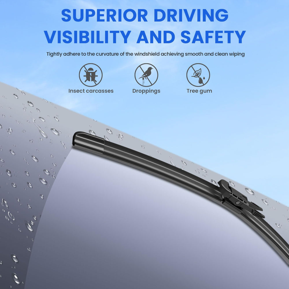 ANIKLUIM close-up of natural rubber edge for streak-free wiping