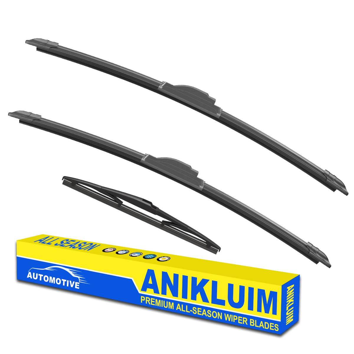 ANIKLUIM front packaging showing 20"+20"+12" set and clear fitment benefits