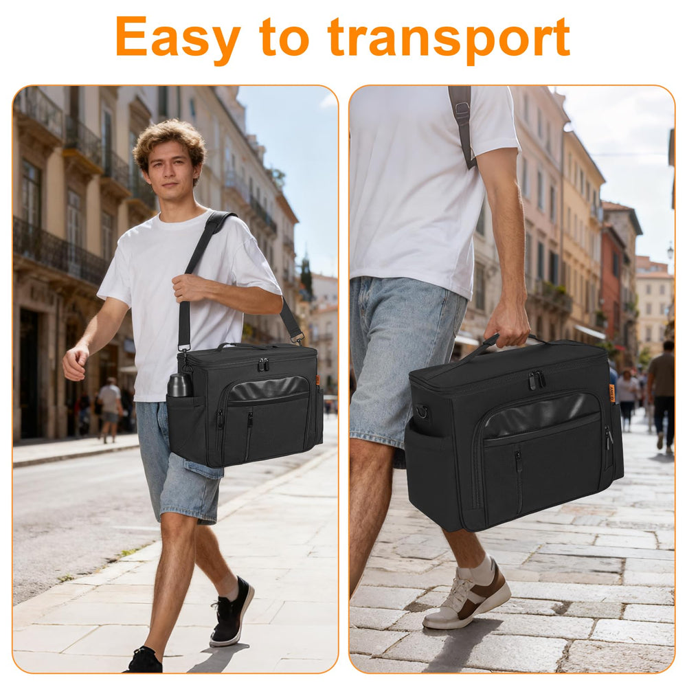 ANILD organizer on passenger seat in roadtrip setting keeping essentials accessible