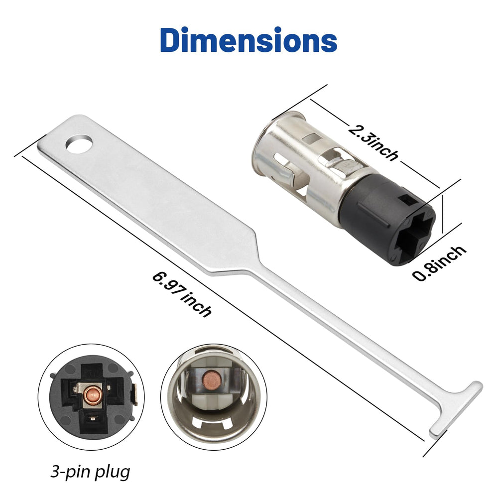 Anina packaging and contents overview showing socket plus removal tool for a complete repair