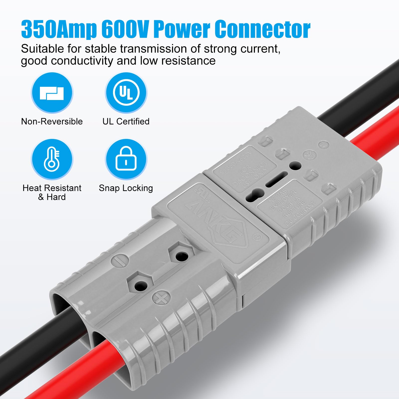 ANKG close-up of silver-plated terminals for low-resistance conductivity benefit