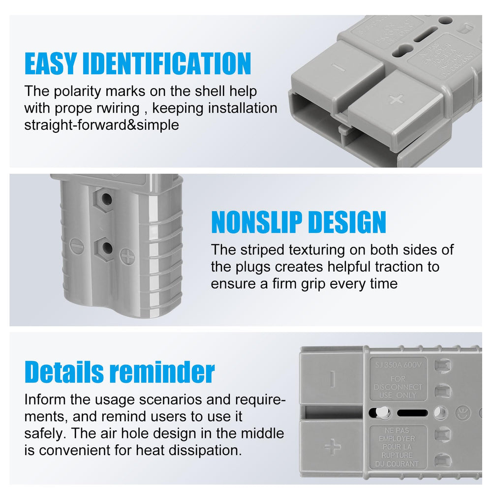 ANKG label detail showing flame-retardant housing and temperature resilience benefit