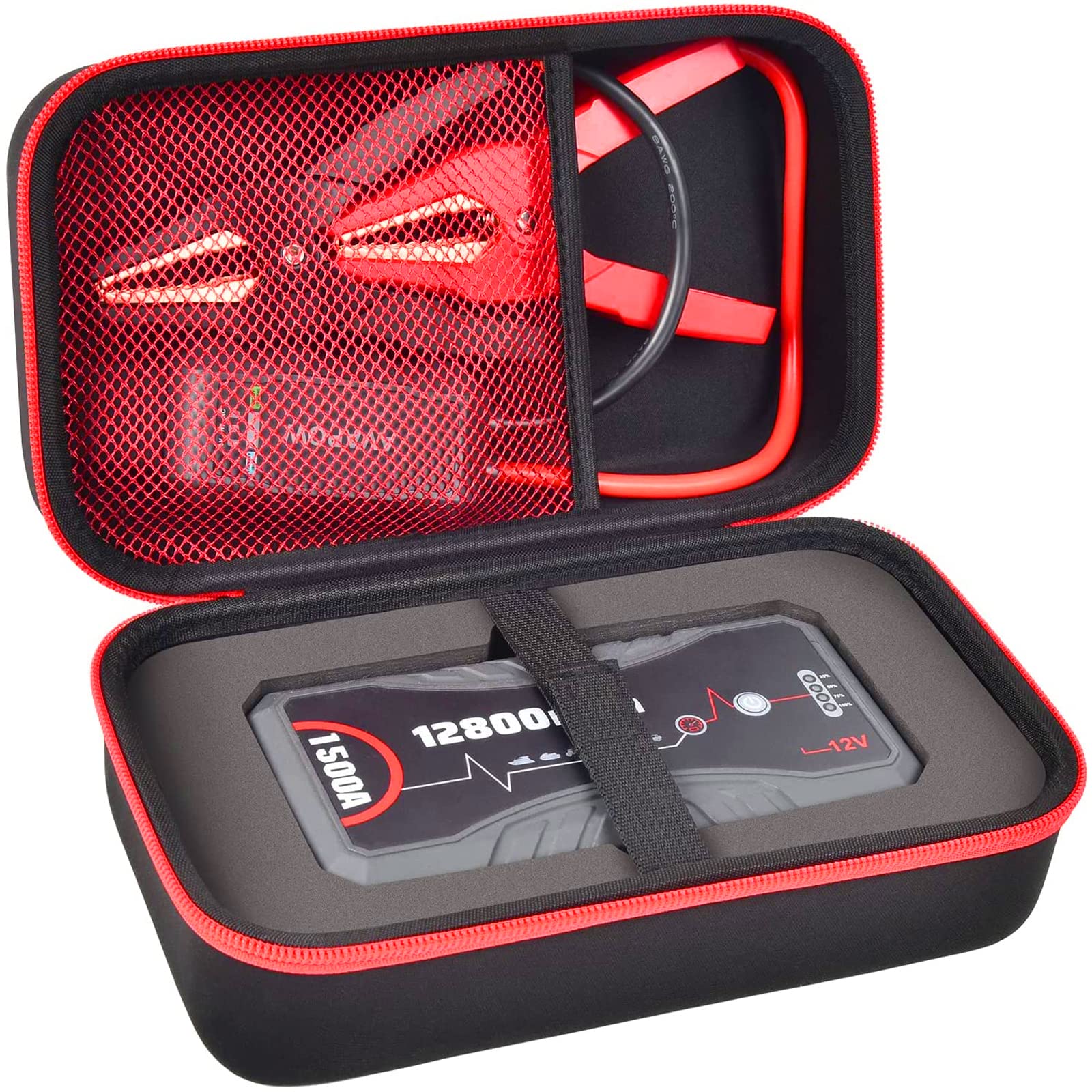 ANKHOH front view of the carrying case showing compact protective shell and brand fit