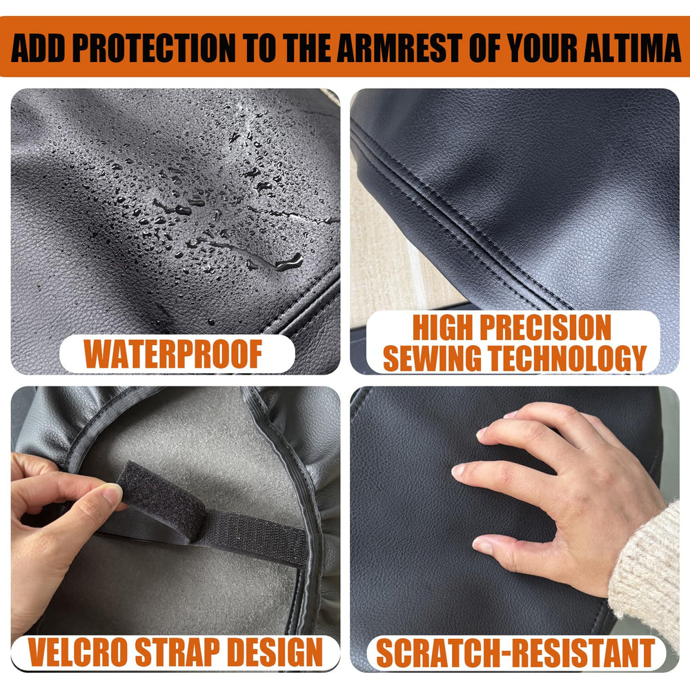 ANMOSVO close-up of armrest material texture highlighting durability