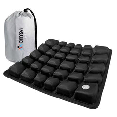 ANMSVI front view of inflated cushion showing supportive shape and portability