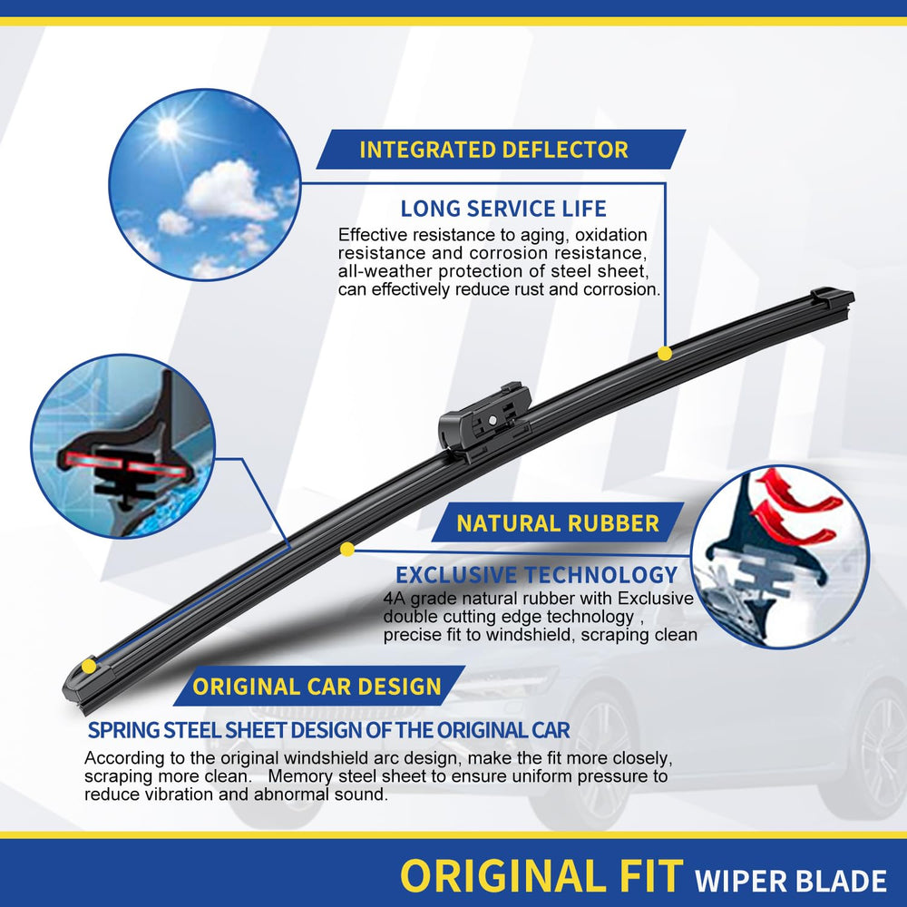 ANRDDO blades installed on Tesla Model S windshield improving visibility