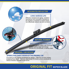 ANRDDO blades installed on Tesla Model S windshield improving visibility