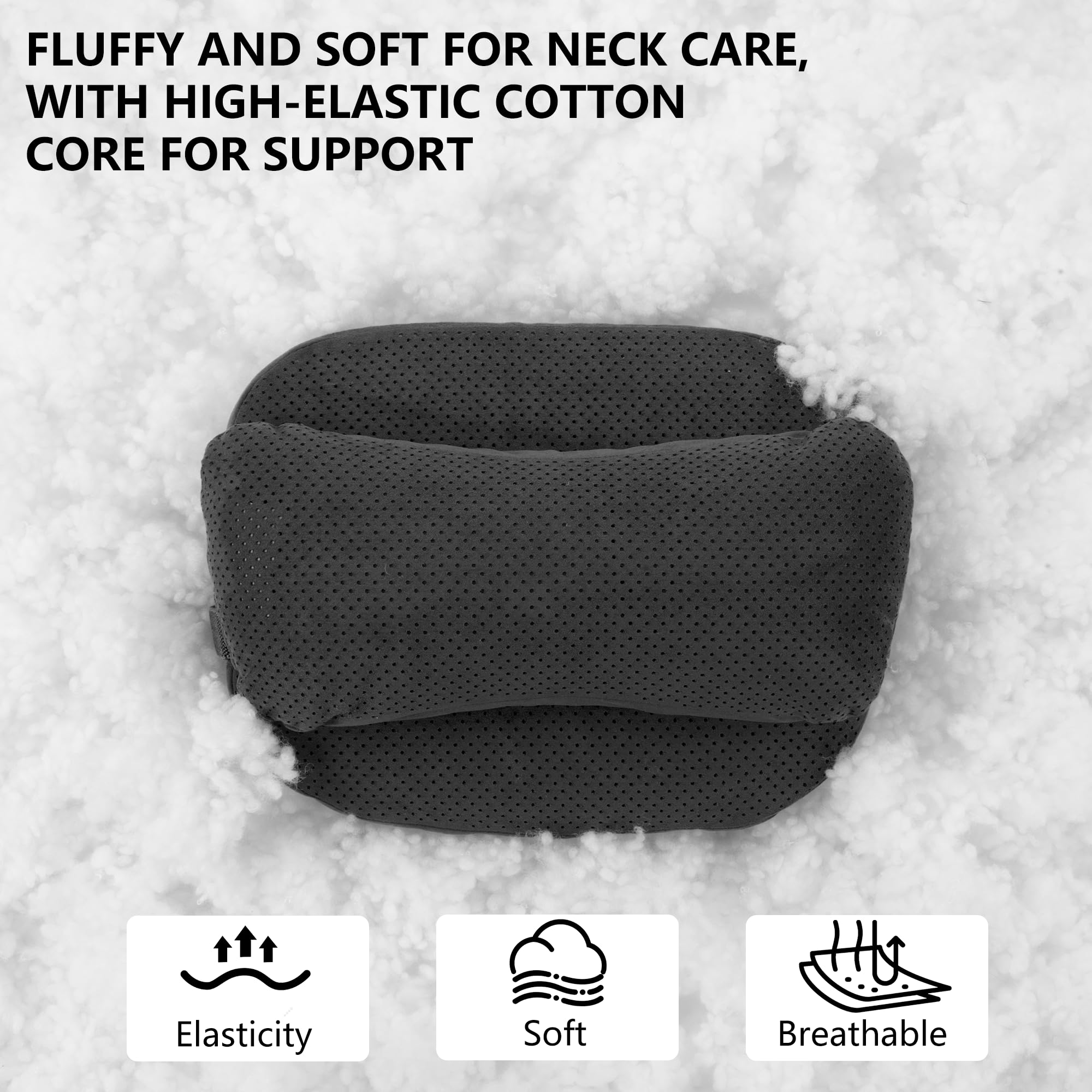 AntDiseno lumbar and neck pair in car showcasing coordinated comfort for passengers