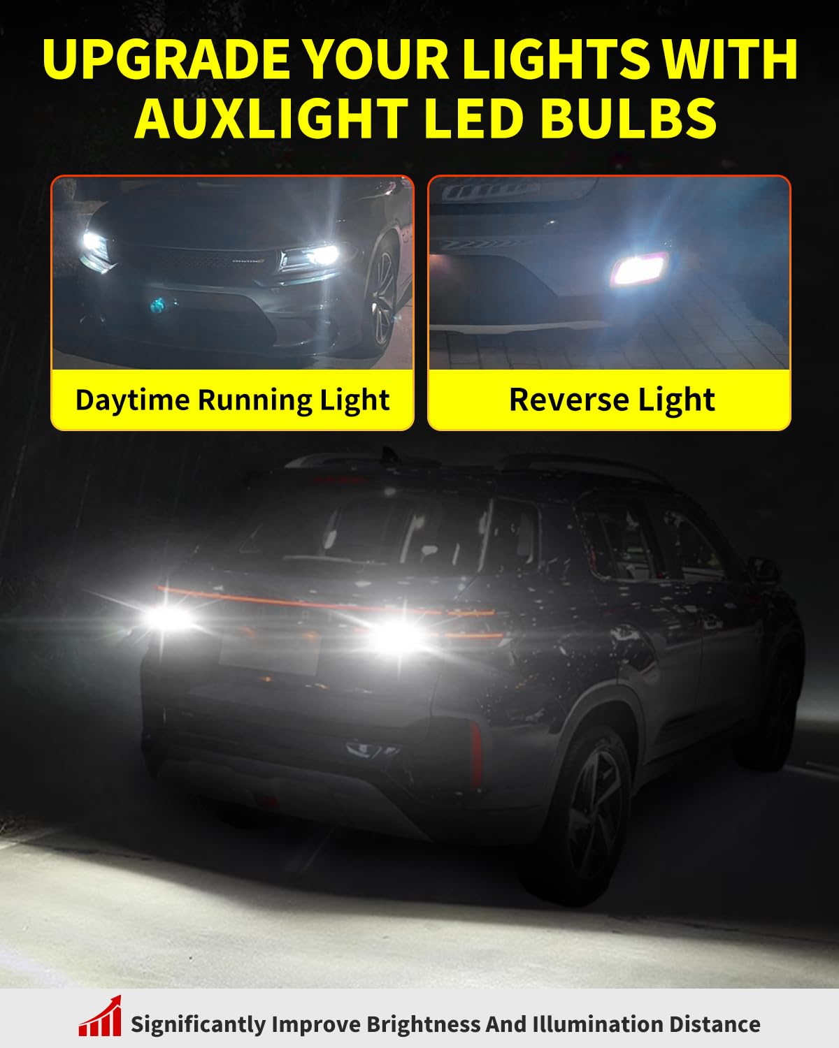Antline beam illumination at night showing strong 360-degree light for safety
