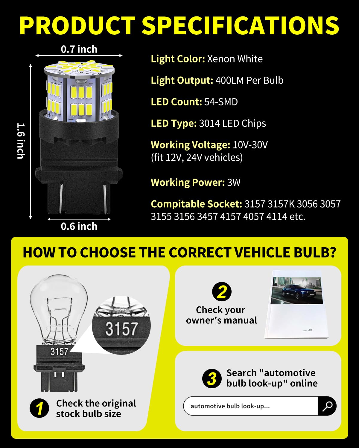 Antline comparison with halogen bulb showing brighter output and lower power draw