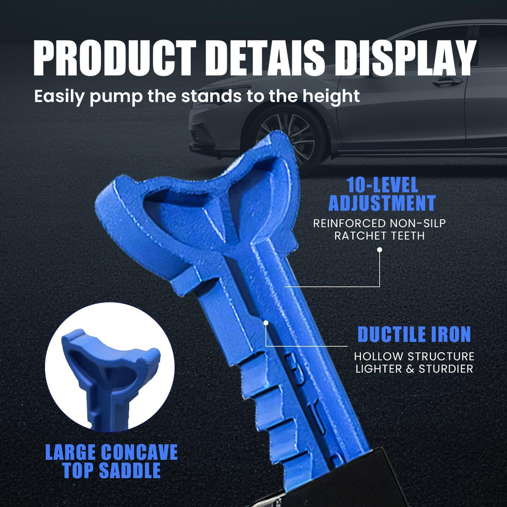 ANTPOWER height adjustment scale illustrating 11.2" to 16.8" range