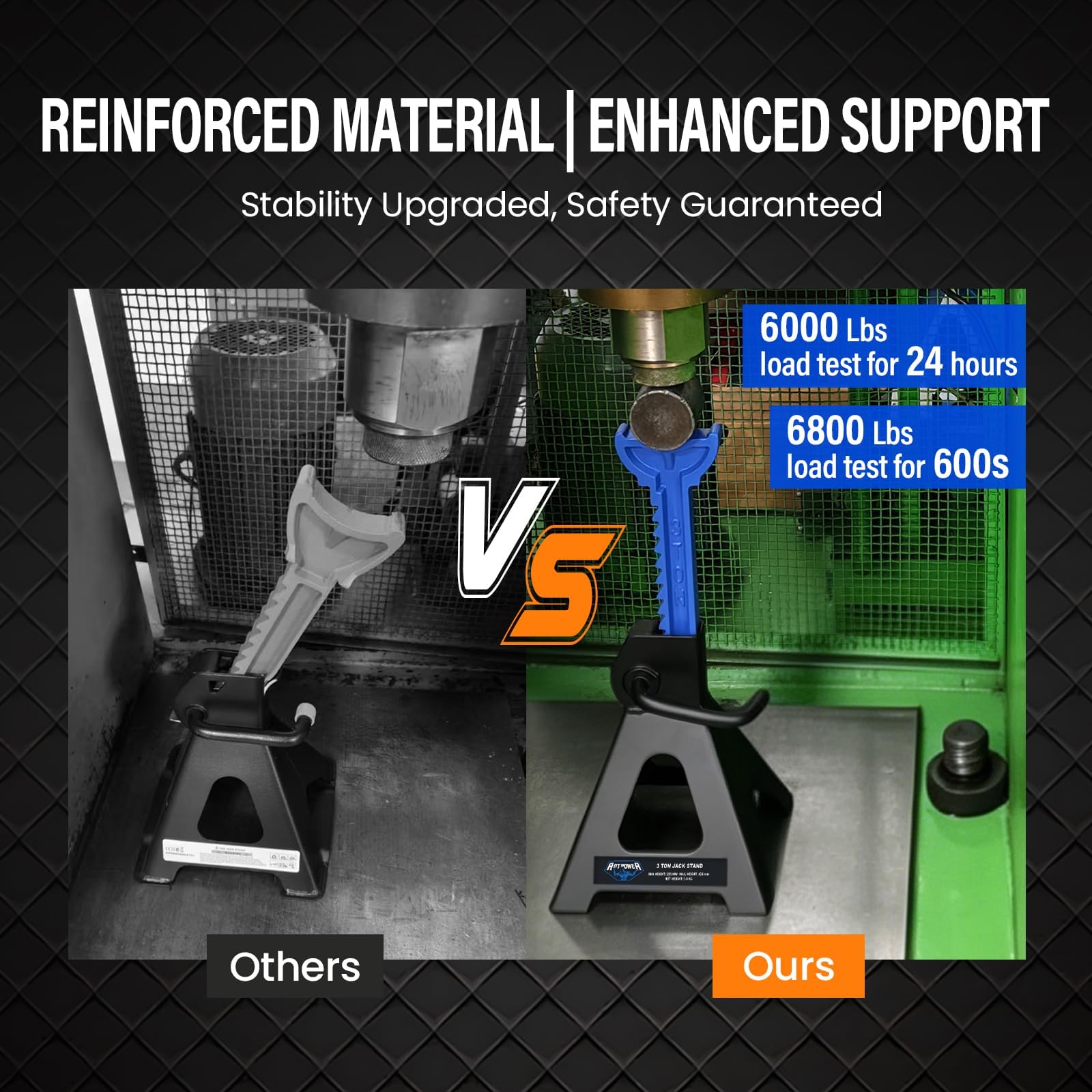 ANTPOWER wide base bottom for better floor contact and stability