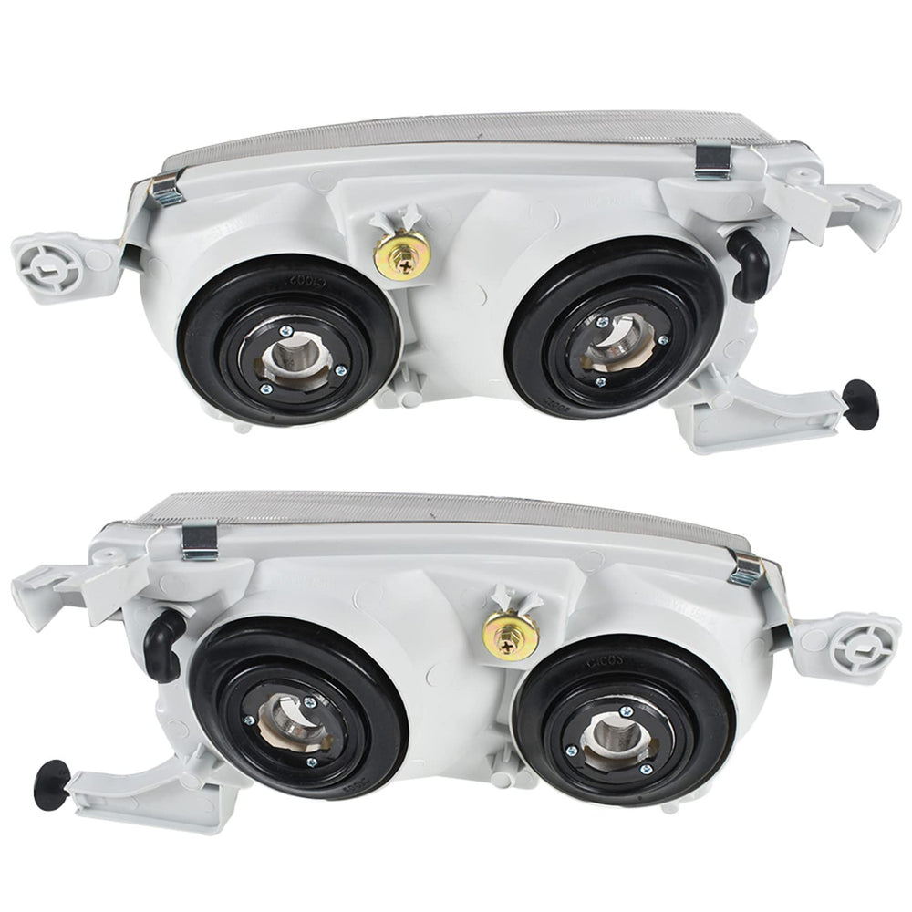 ANTUKO headlights installed on Corolla demonstrating exact fit and factory look