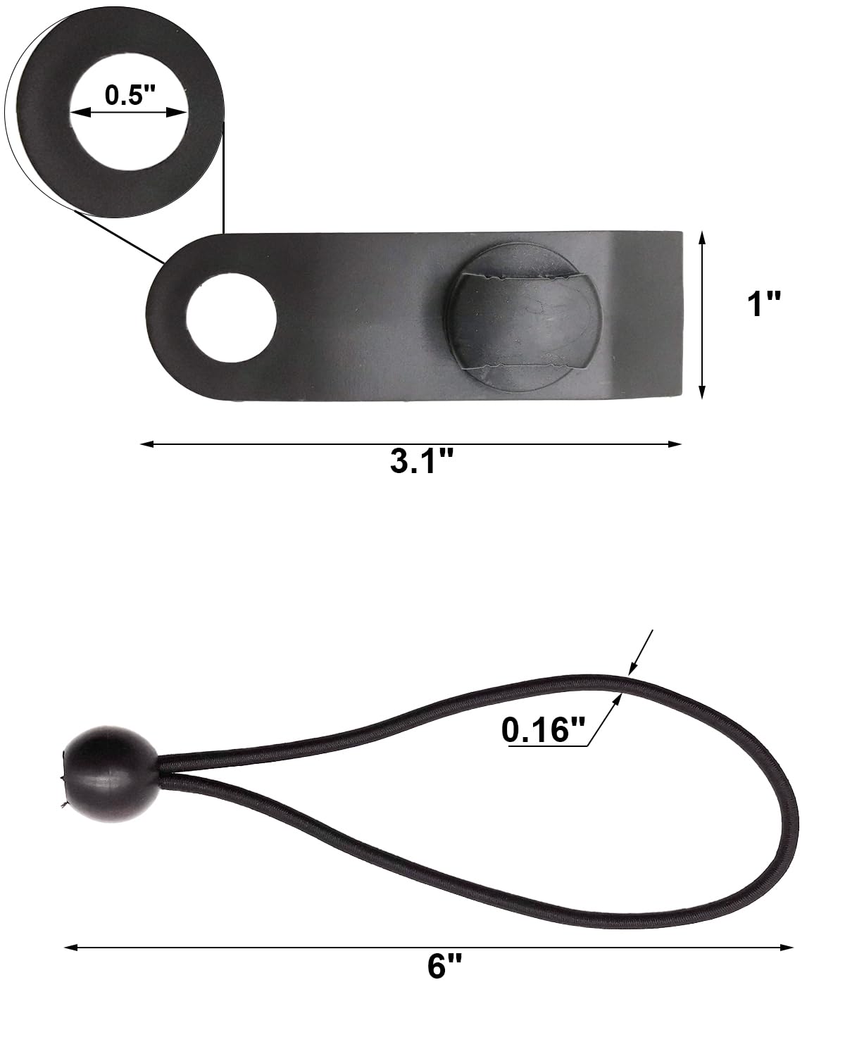 AOBYMIN close-up of clamp locking jaw showing secure grip benefit