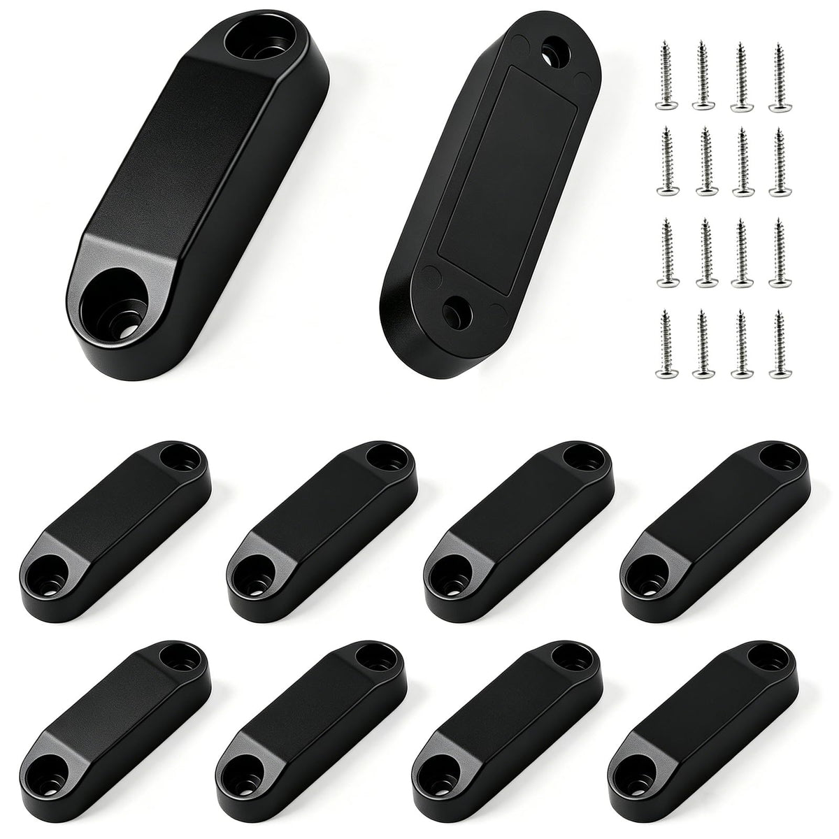 Aocies front packaging showing four pairs and included screws for quick install