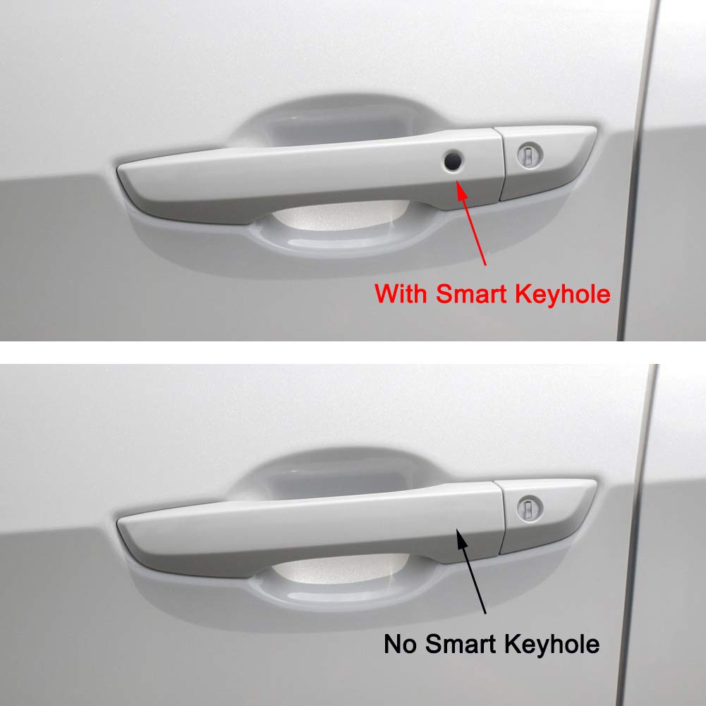 AOKIO handle installed side view on Civic demonstrating improved exterior appearance