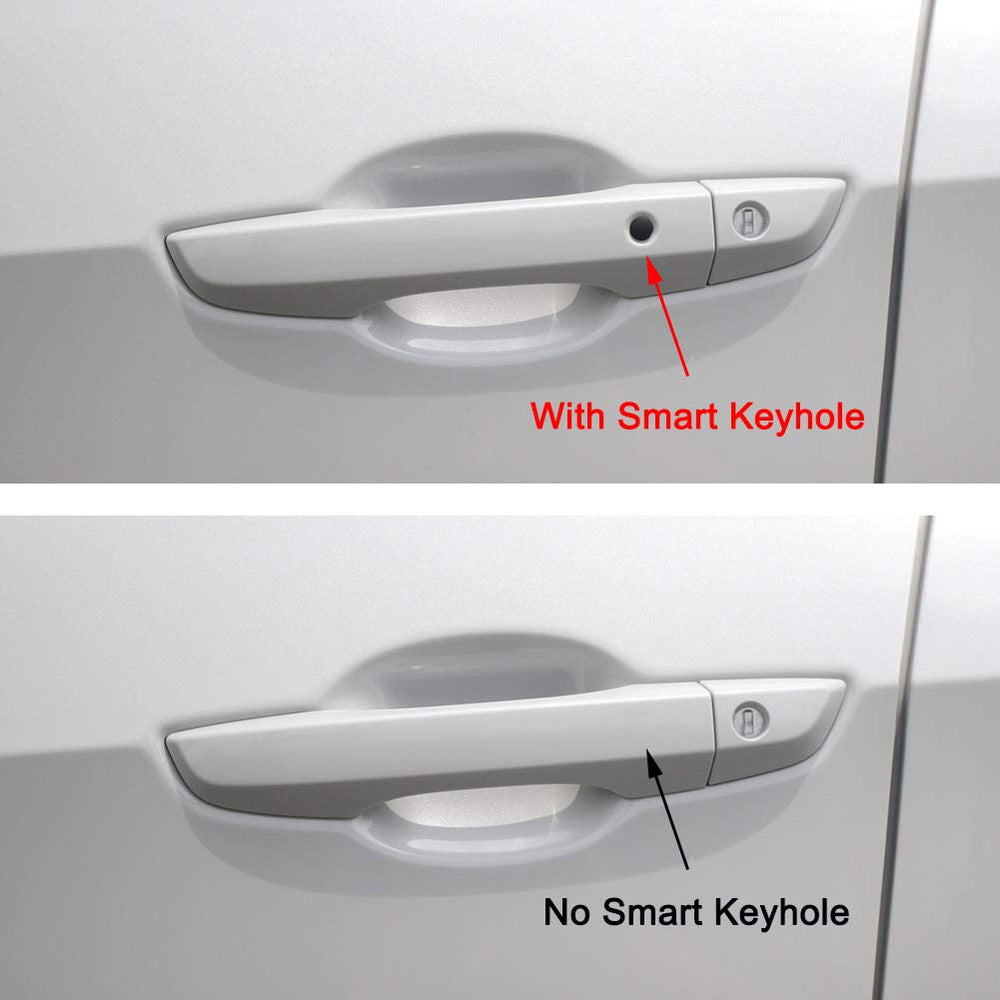 AOKIO handle installed side view on Civic demonstrating improved exterior appearance