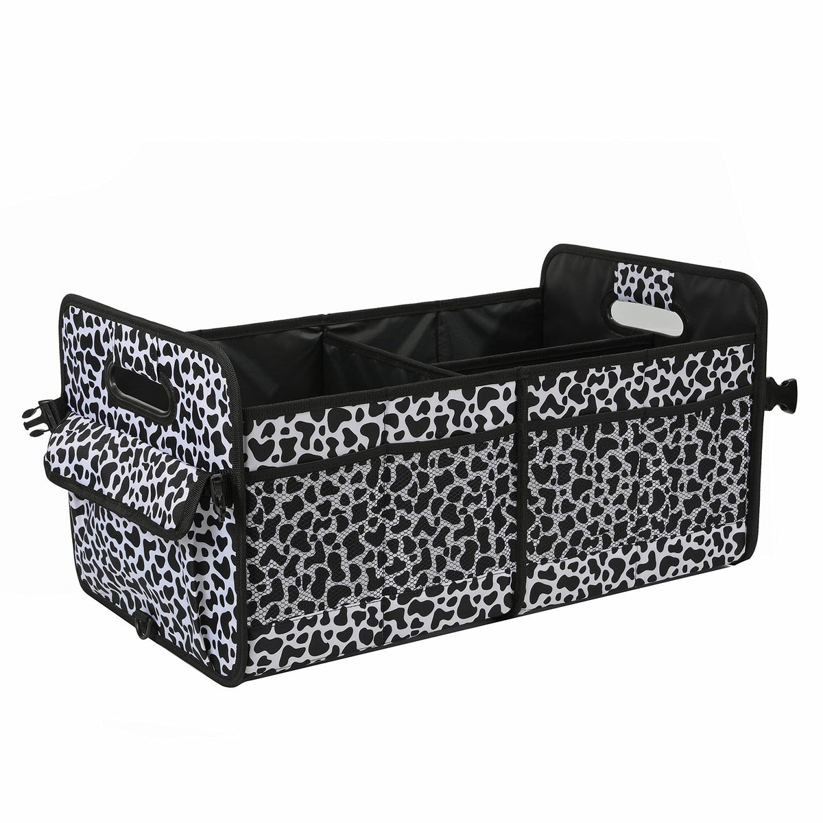 AOKJOY front view trunk organizer showing neat storage and quick access