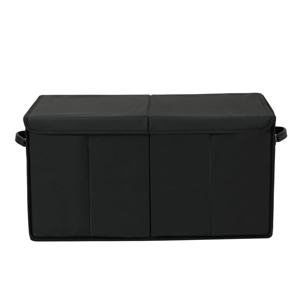 AOKJOY being transferred from trunk to backseat showing portable, foldable convenience