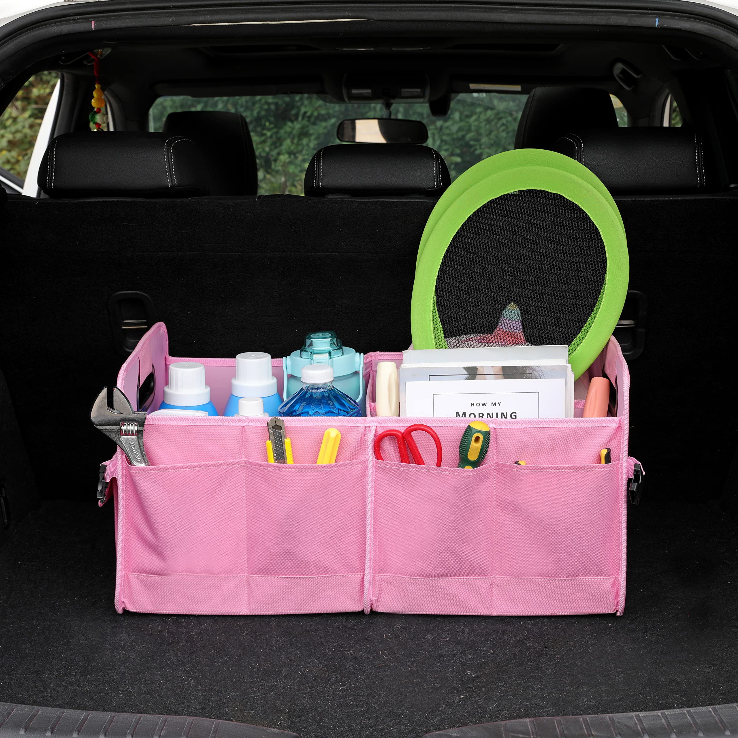 AOKJOY open-top compartments holding groceries for organized transport