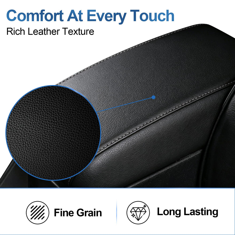 AOMSAZTO armrest in use with elbow rest showing added comfort on drives