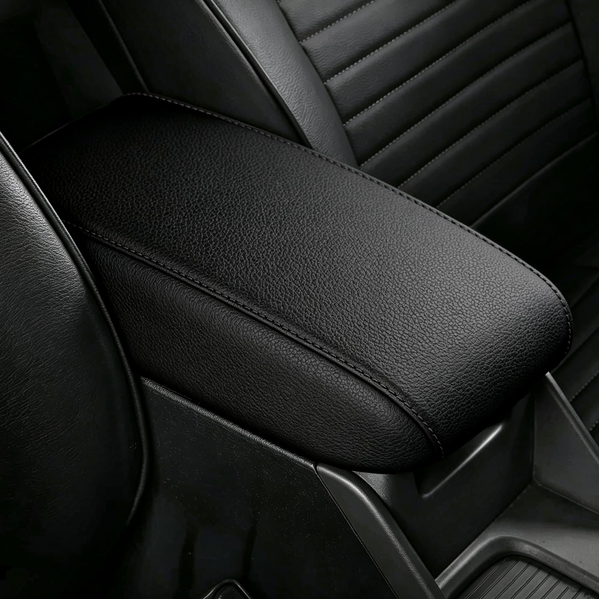 AOMSAZTO close-up of PU leather texture highlighting soft durable feel