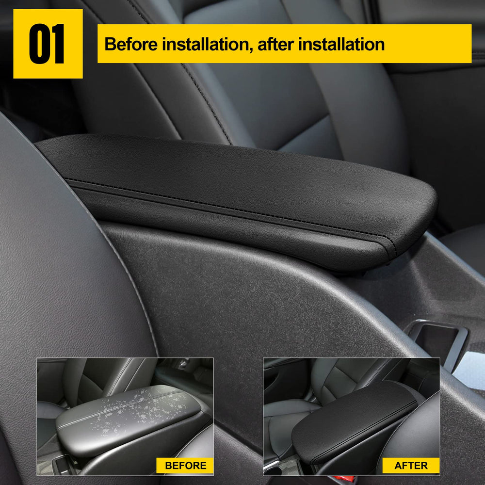 AOMSAZTO close-up of black stitching for durable interior upgrade
