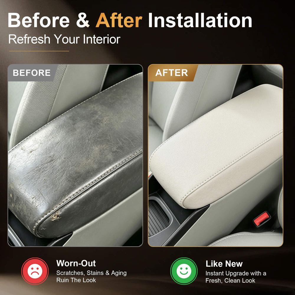 AOMSAZTO installed on Civic armrest demonstrates clean, secure fit