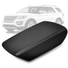 AOMSAZTO front view of console cover showing sleek black finish and protection
