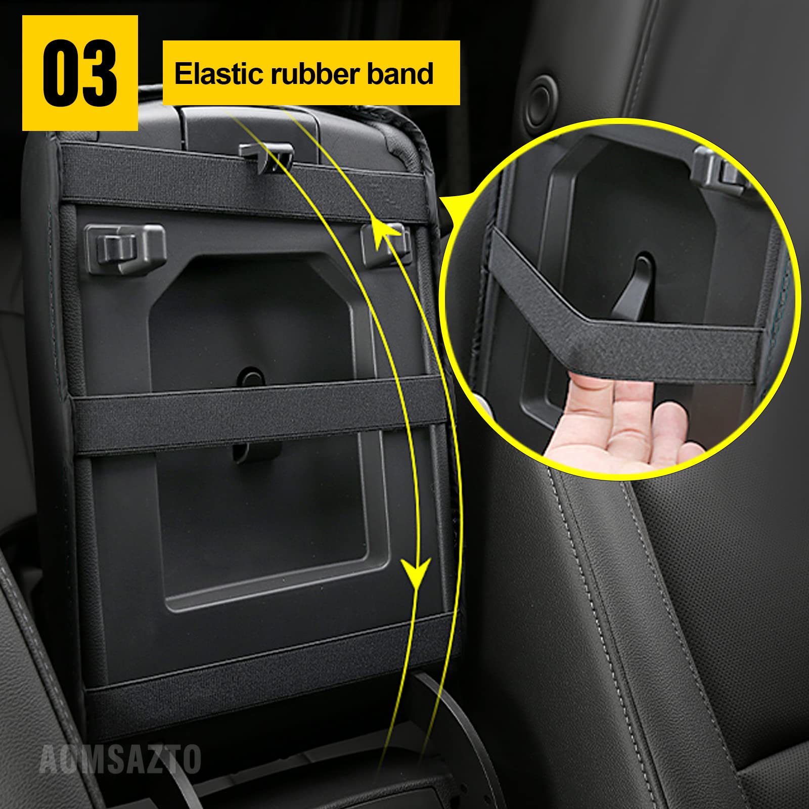AOMSAZTO installed on Malibu armrest demonstrating factory-like fit