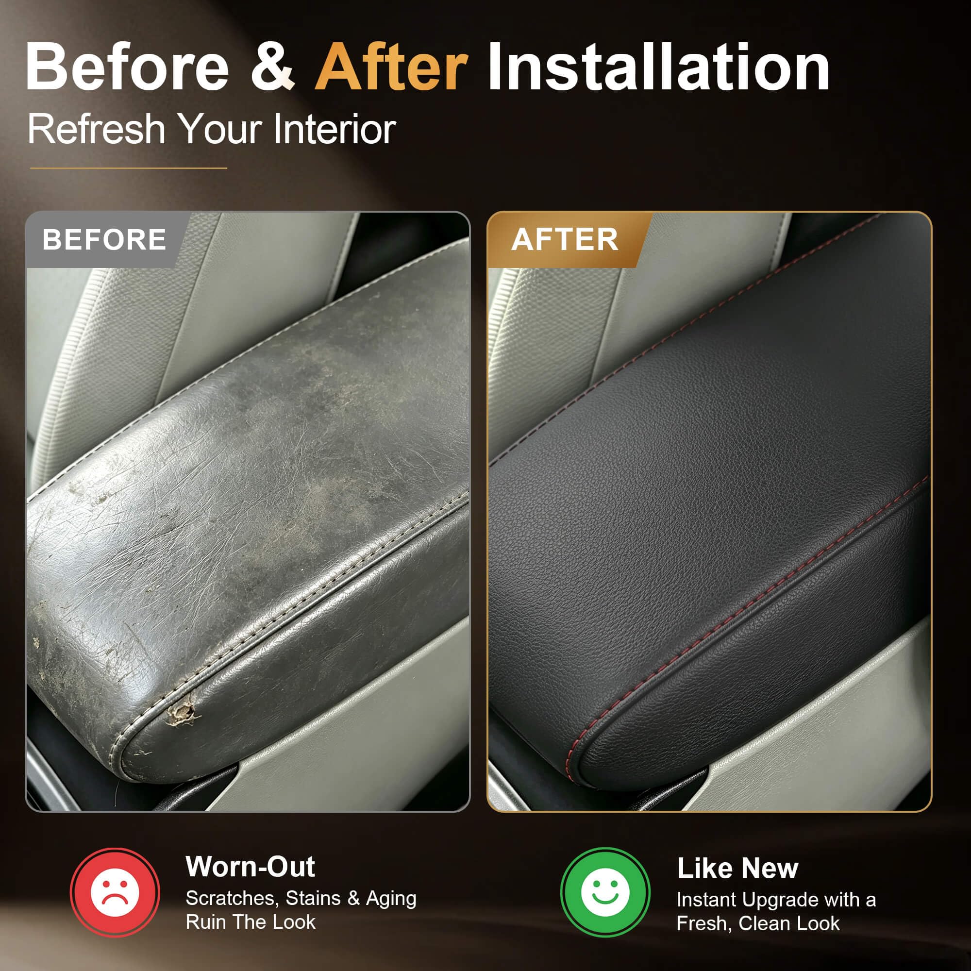 AOMSAZTO microfiber leather texture close‑up showing soft, water‑resistant finish