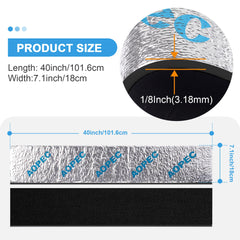 AOPEC close-up of thick insulation texture highlighting improved thermal retention benefit
