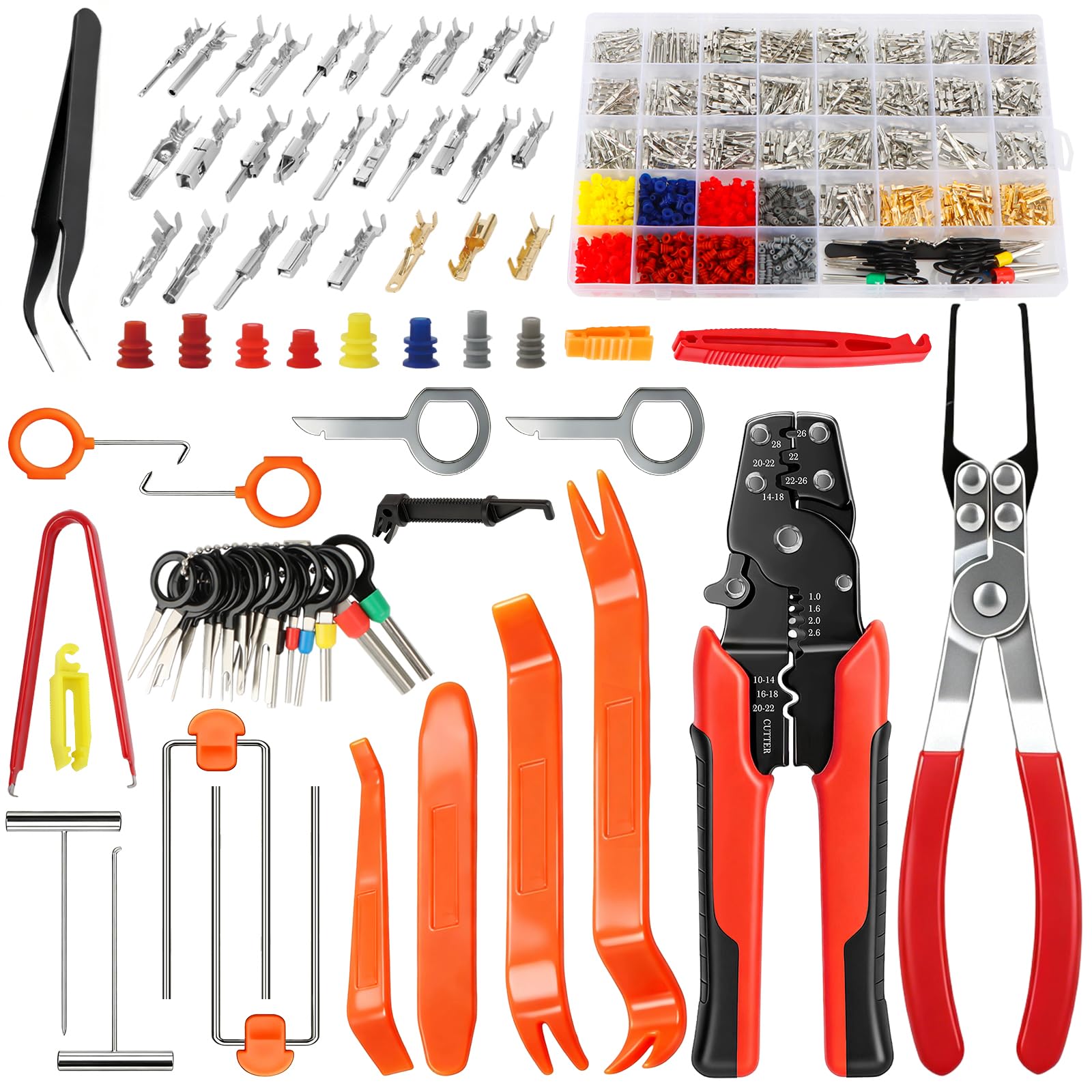 aopule front layout kit organized for quick part selection and convenience