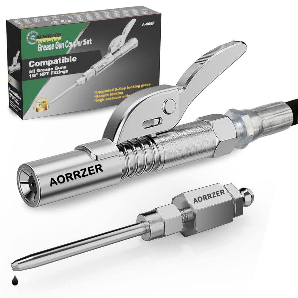 AORRZER front product view showing complete needle and coupler set, improves access