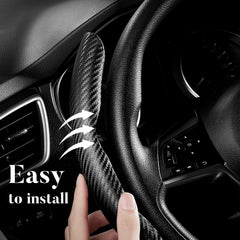 Aotoyou product next to ruler showing size fit for 14½–15 inch steering wheels
