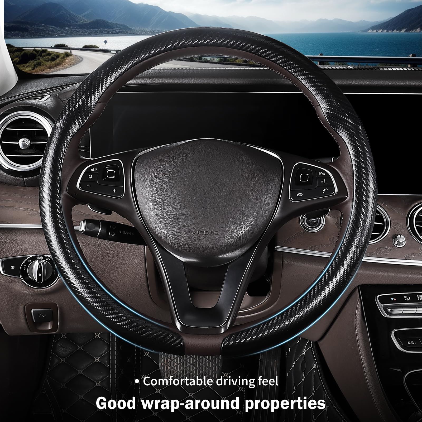Aotoyou carbon fiber texture close-up highlighting grip and durable finish
