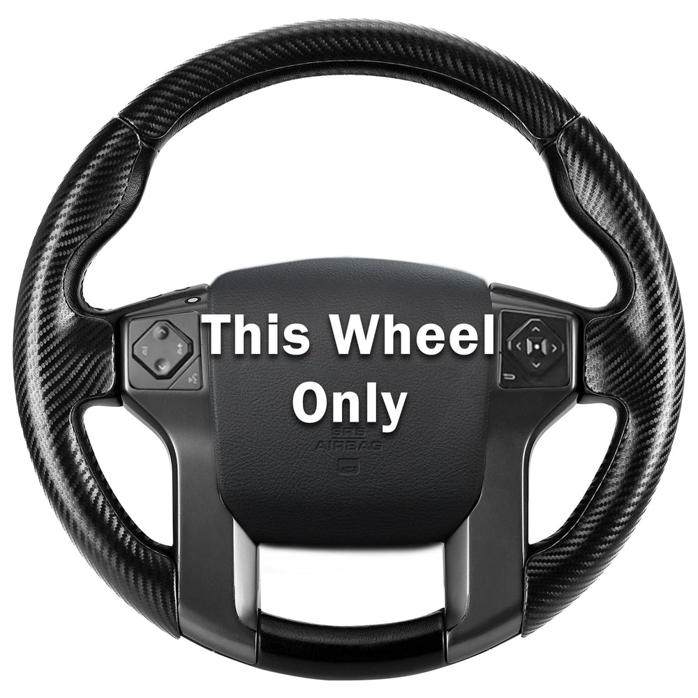 Aotoyou front view on steering wheel showing sleek upgrade and protection