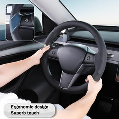 aotoyou installed in Model 3 interior enhancing cabin style and grip