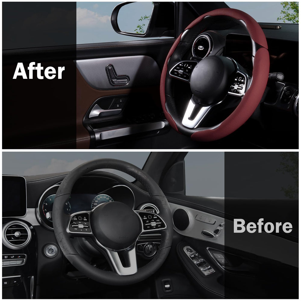 Aotoyou lifestyle shot in car interior adding color and premium feel