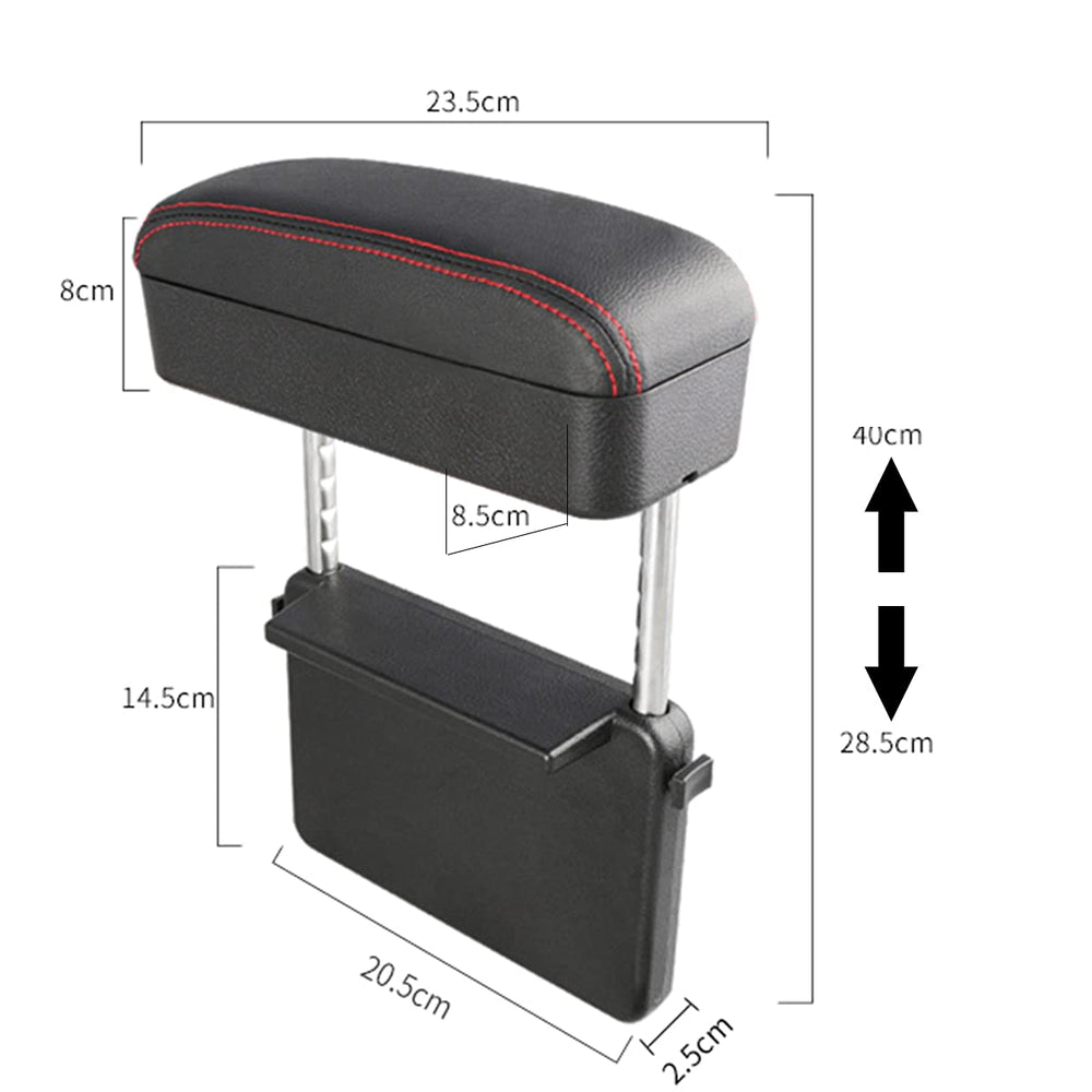 AOWIS foam-filled gap filler between seat and console preventing item drops