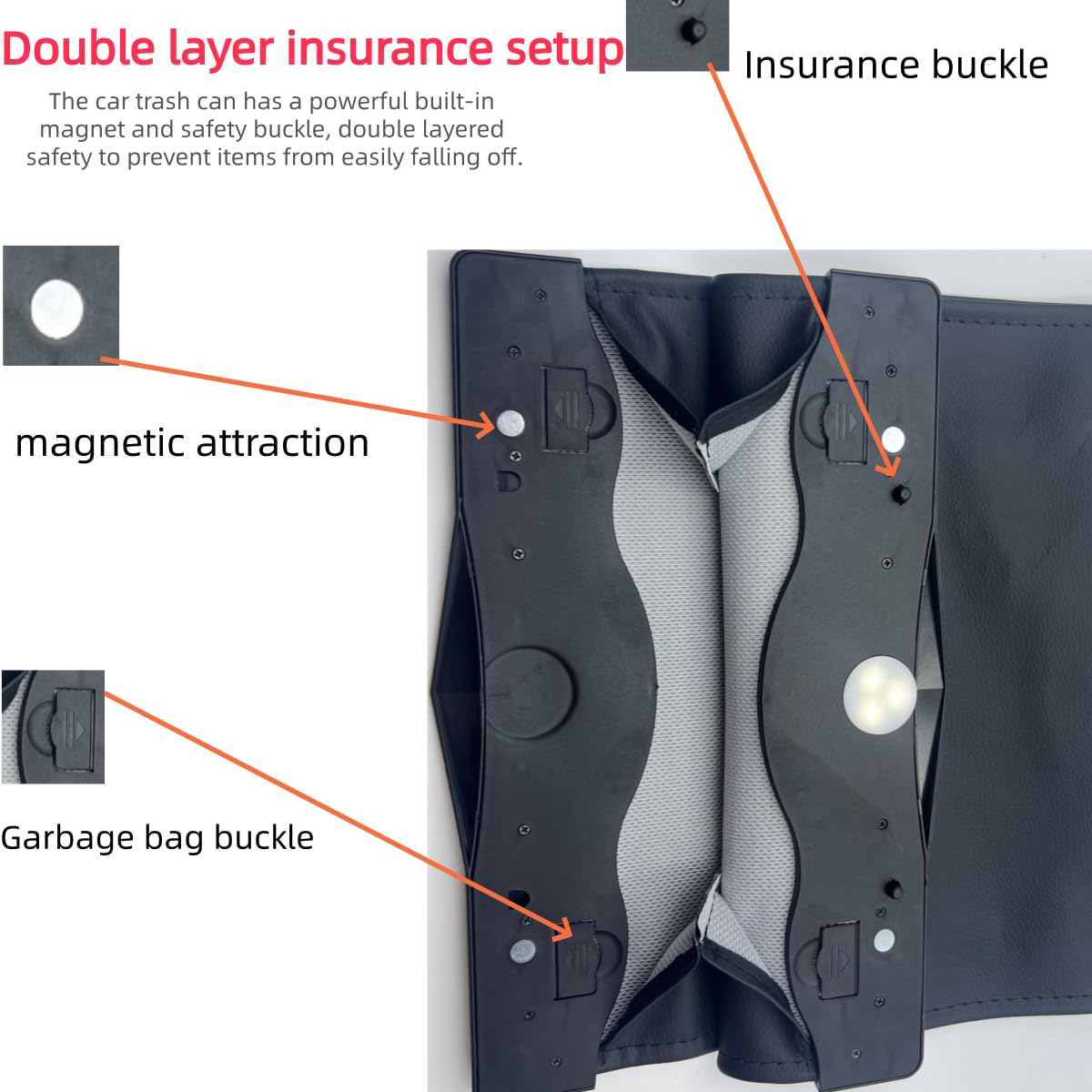 aowis magnet and buckle detail highlights secure mounting and stability benefit