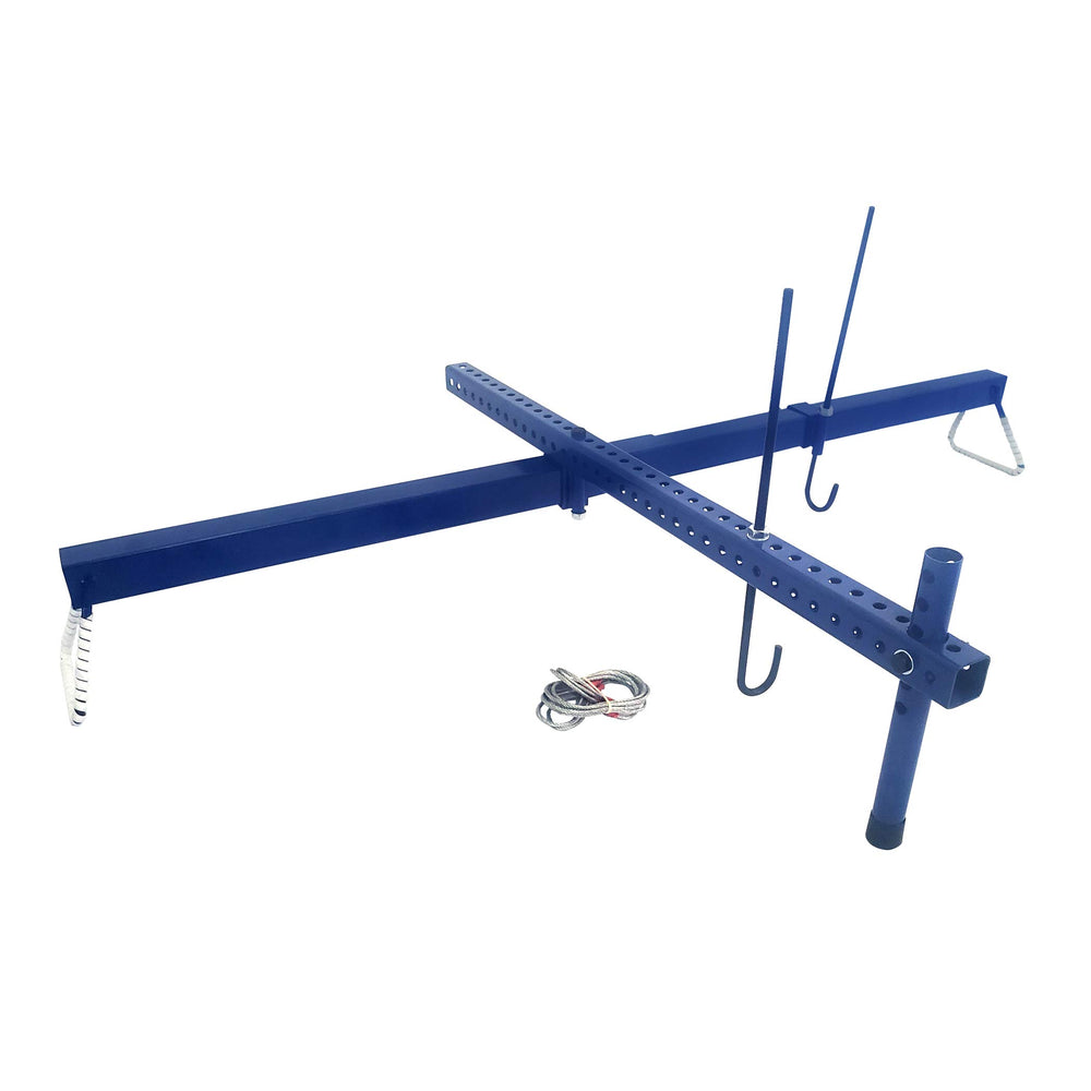 AP Astro Pneumatic 5820 front view showing transverse bar and support arm, stable engine support