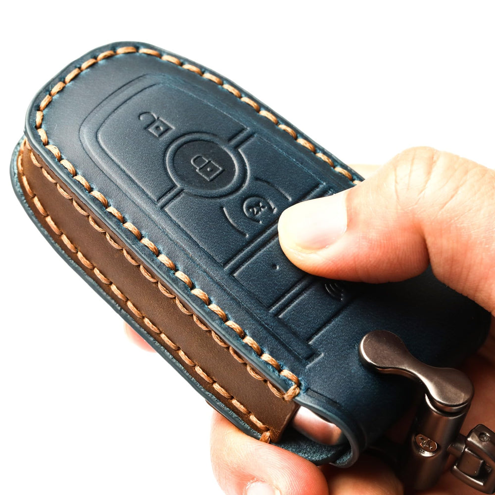 APEKUU leather texture and patina closeup shows premium aging