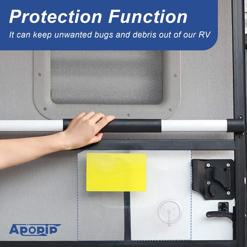 Apopip side profile showing mounting holes for straightforward installation benefit