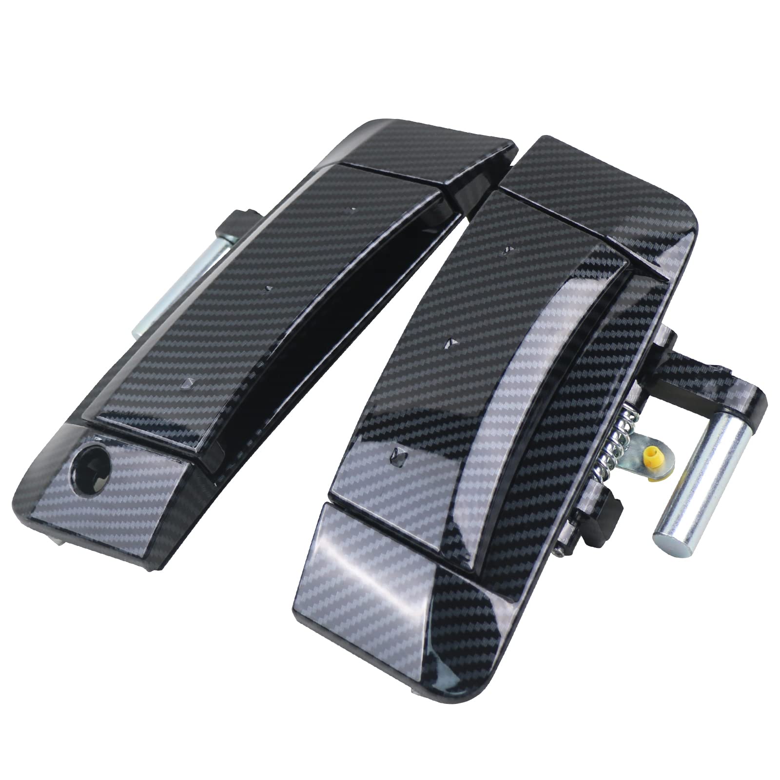 APPERFiT close-up of carbon fiber texture on 350Z handle highlighting durable finish