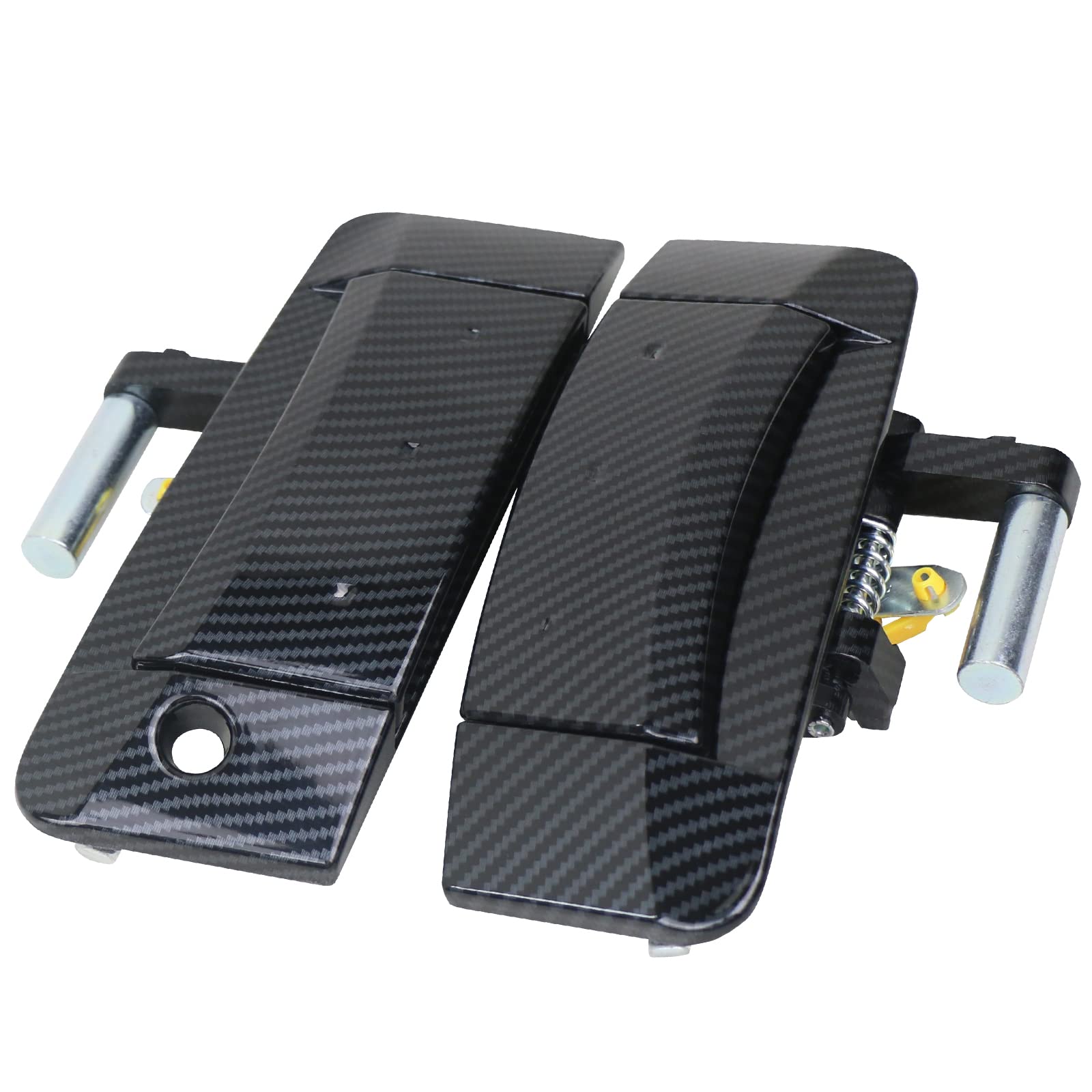 APPERFiT front view of both carbon fiber 350Z door handles showing fit and finish