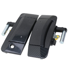 APPERFiT front view of both carbon fiber 350Z door handles showing fit and finish