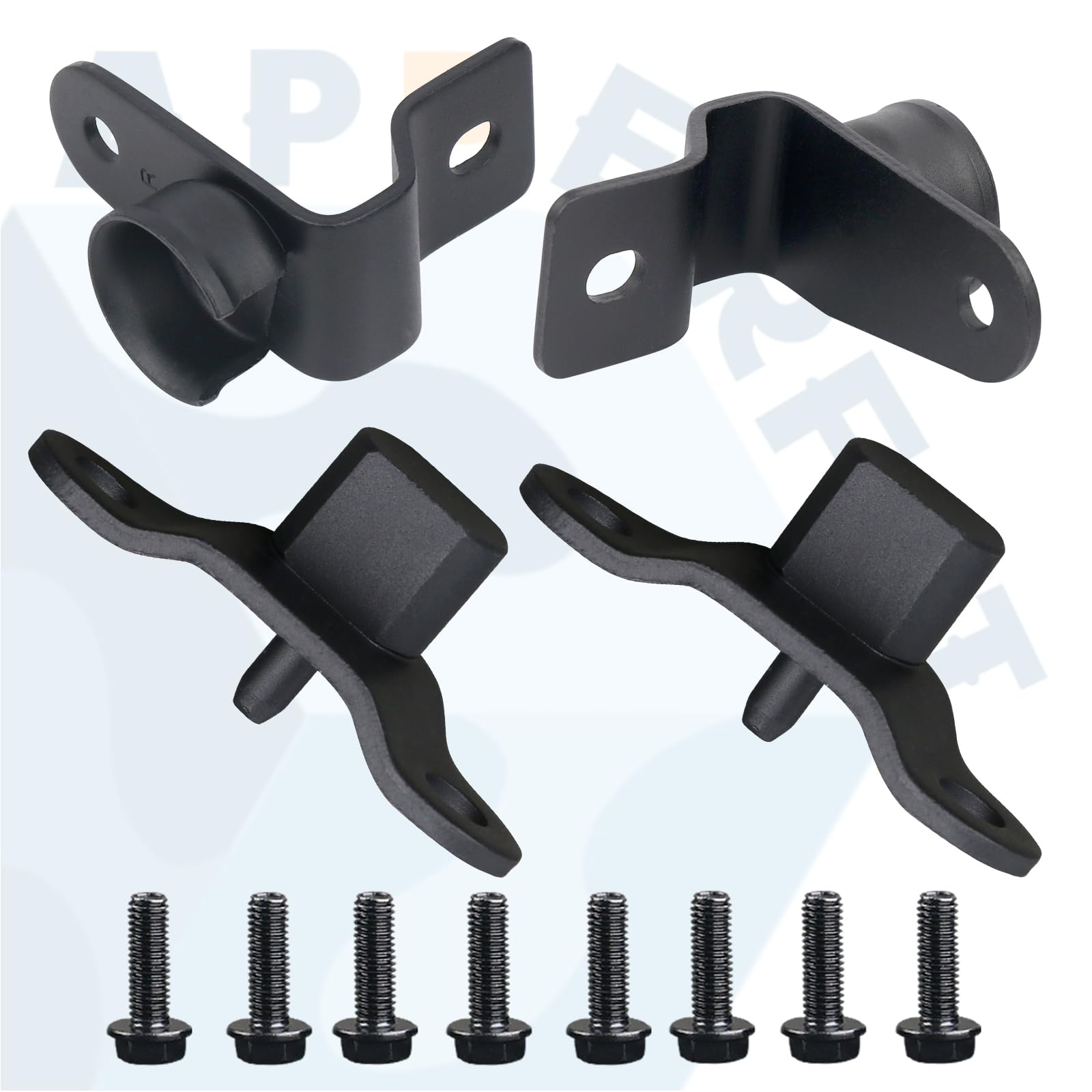 APPERFiT bolts and hardware laid out showing complete kit for easy installation